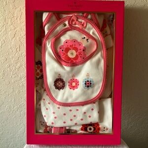 Kate Spade: Pink Turtle Floral Baby Clothing 7 piece Starter Set- 6 months